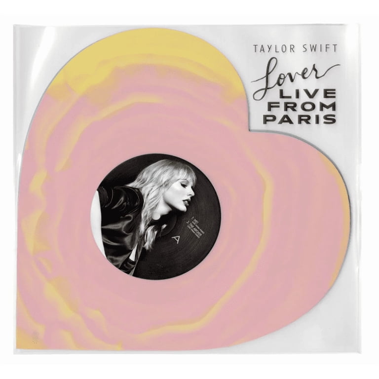 Republic, Lover Live From Paris Heart Shaped Vinyl, Blue Pink