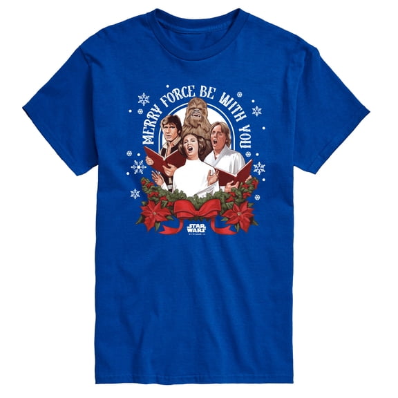 Star Wars - Merry Force Be With You - Men's Short Sleeve Graphic T-Shirt