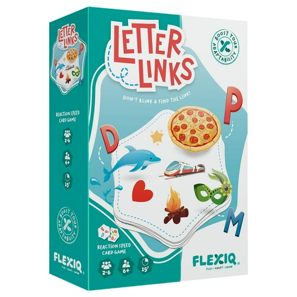 Letter Links - Reaction Speed Card Games - 6+