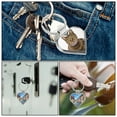 thumbnail image 4 of KAKOWELY 8pcs Heart Shape Sublimation Blanks Key Chains Board Heat Transfer Key Chain,2.76X"X1.57"X0.16", 4 of 5