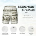 thumbnail image 5 of Balery Rice Harvest Mens Swim Trunks Swim Shorts for Men Quick Dry Inseam Beach Shorts with Compression Liner Pocket-Large, 5 of 9