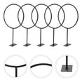 thumbnail image 3 of 5Pcs Wall Ball Holders Basketball Shelf Football Display Stand with Screws, 3 of 6