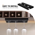 thumbnail image 4 of WEUVEB 2Pcs Space Saving Wine Glass Storage Rack for Kitchen Bar Counter, 4 of 8