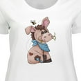 thumbnail image 4 of Inktastic Western Dilly Donkey Women's Plus Size T-Shirt, 4 of 5