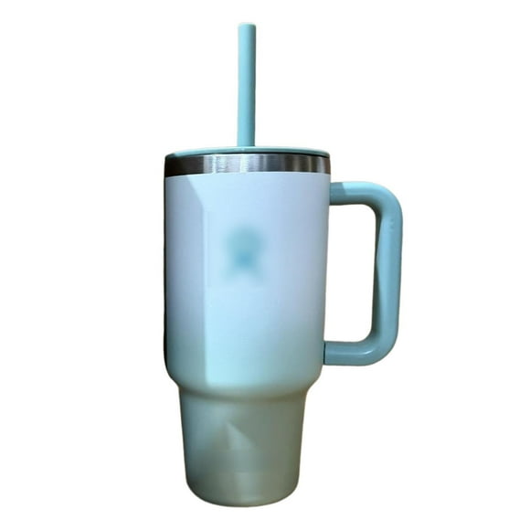 Hydro Flask 40 Oz Travel Tumbler with Handle, Lid and Straw - Insulated Stainless Steel in 40 Oz