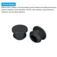 thumbnail image 4 of Uxcell Silicone Snap in Locking Hole Plugs For Kitchen Bulkheads Waterproof Sealing Plugs Black 10.5mm 30, 4 of 7