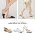 thumbnail image 4 of Manzi 6 Pairs Women Half Toe Topper Socks No Slip Toe No Show Liner Socks for Heels, 4 of 7