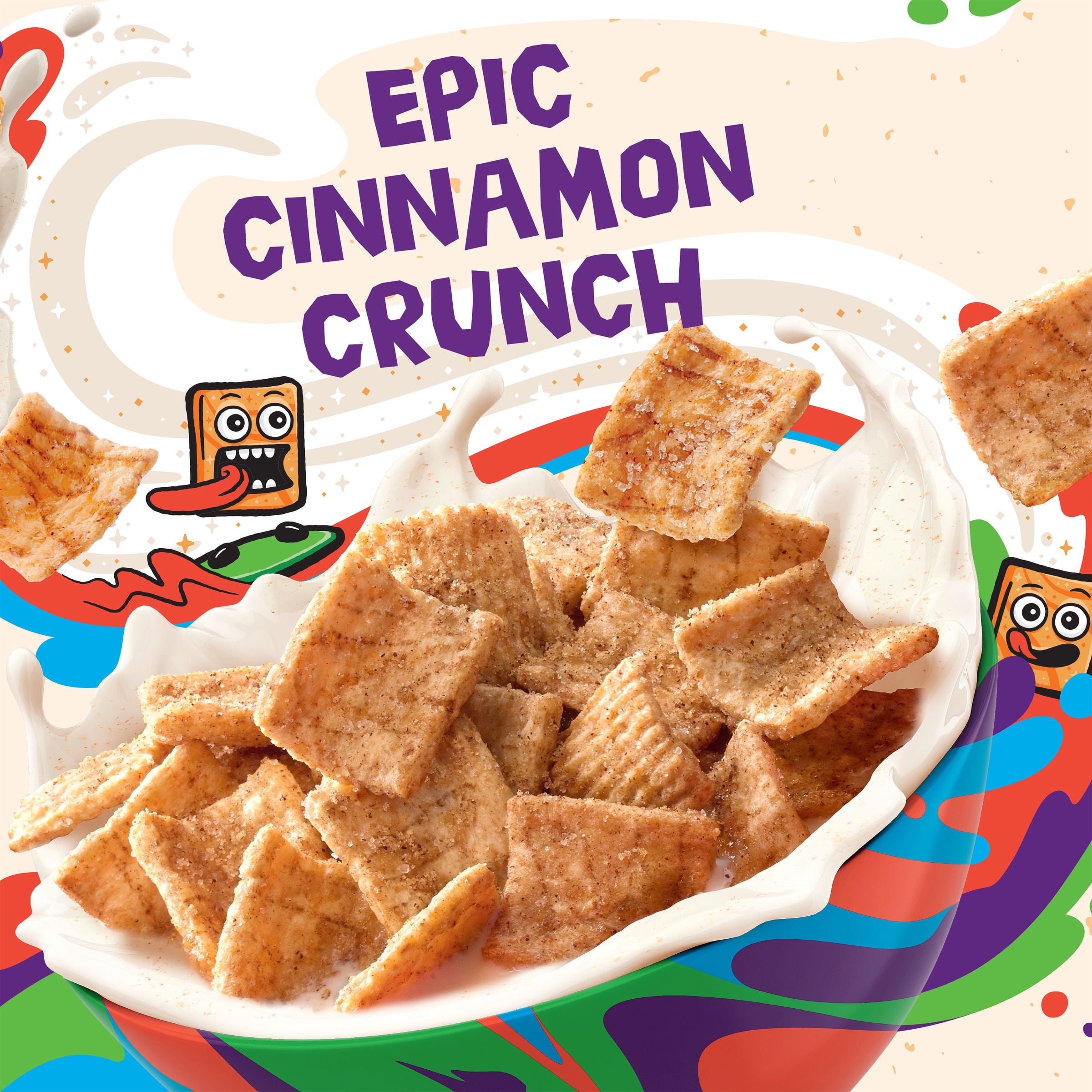 Original Cinnamon Toast Crunch Breakfast Cereal, 32 OZ Cereal Bag ...