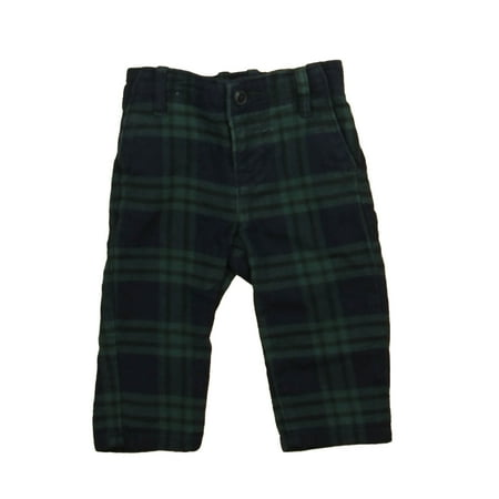 

Pre-owned Gap Boys Green | Plaid Pants size: 6-12 Months