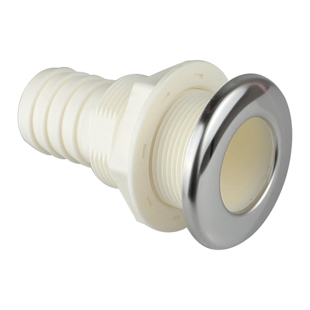 Tapón de drenaje a prueba de fugas para embarcaciones, accesorios de ABS a través del casco, conector de desbordamiento, bomba de achique Blanco 65x33x33cm