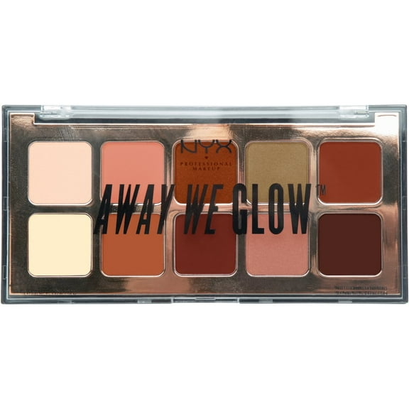 Eye Shadow Palette Away We Glow NYX (10 x 1 g)