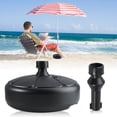 thumbnail image 2 of Parasol Umbrella Base Stand Injecting Water Sand Plastic Pole Garden Patio Beach Sun Shade, 2 of 4