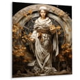 thumbnail image 2 of Designart "Eightfold Path Gold Buddhism" Buddhism Metal Wall Decor, 2 of 5