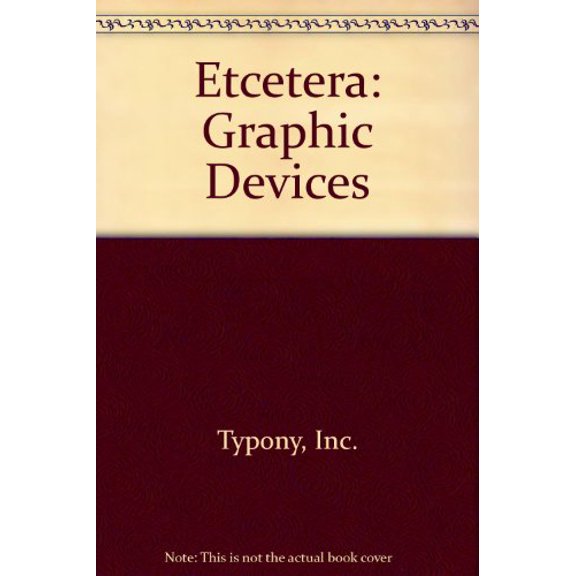 Pre-Owned Etcetera: Graphic Devices, 9780442244569, 0442244568, Paperback, First Edition edition