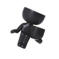 thumbnail image 1 of Xingzhi Contemporary Ceramic Flower Pot Human Flower Vase Plant Pot Planter Black 10x9x6cm 10x9x6cm 10x6x8cm 1Set, 1 of 6