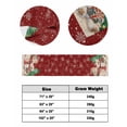 thumbnail image 6 of Red Christmas Bed Runner for Cal. King Size Bed, Snowman Bear Xmas Tree Snowflake Bedspread Protector Slipcover Bed Scarf for Foot Bed Runners & Scarves for Bedroom Hotel Wedding Room 94x20 Inches, 6 of 6