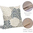thumbnail image 4 of Blue White Pillow Covers 16x16 Set of 2 Boho Gray Polka Dot Throw Pillows Modern Trendy Print Decorative Outdoor Farmhouse Pillowcase Cushion Cover Linen Case Decor for Home Sofa Couch Bed, 4 of 6