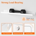 thumbnail image 5 of Floating Nursery Book Shelves for Wall Set of 6, 24 inch White Long Kids Bookshelf, Kids Room Bedroom Study Storage Display Organizer Decor, 5 of 9