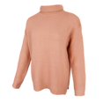 thumbnail image 1 of Suéter de punto de cuello alto sólido bohemio, suéter de gran tamaño, prendas de vestir de otoño para mujer L Soledad suéter de punto boho para mujer, 1 of 10