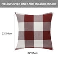 thumbnail image 4 of Unique Bargains Housse de Coussin Décorative Classique Rétro à Carreaux, Protège-Housse de Coussin pour la Maison et le Bureau, 4 of 10