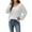 White, variant on V-Neck Women's Pullover Sweater Women's Off Shoulder Pullover Sweater Minimalist One Shoulder Sleeve Knit Top Loose Fit Casual Comfortable Soft Yarn