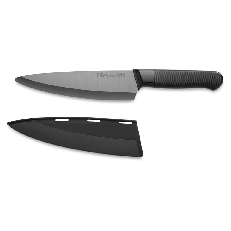Kitchenaid 4pc Chef Knife Set White/dark Blue/aqua Blue : Target
