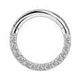 thumbnail image 1 of 1Pcs planet Septum Hoop Clickers Nose Ring Cartilage Piercing Helix Hoop Earring Tragus Jewelry Daith Hoops Rook Earring Lobe FJH, 1 of 7