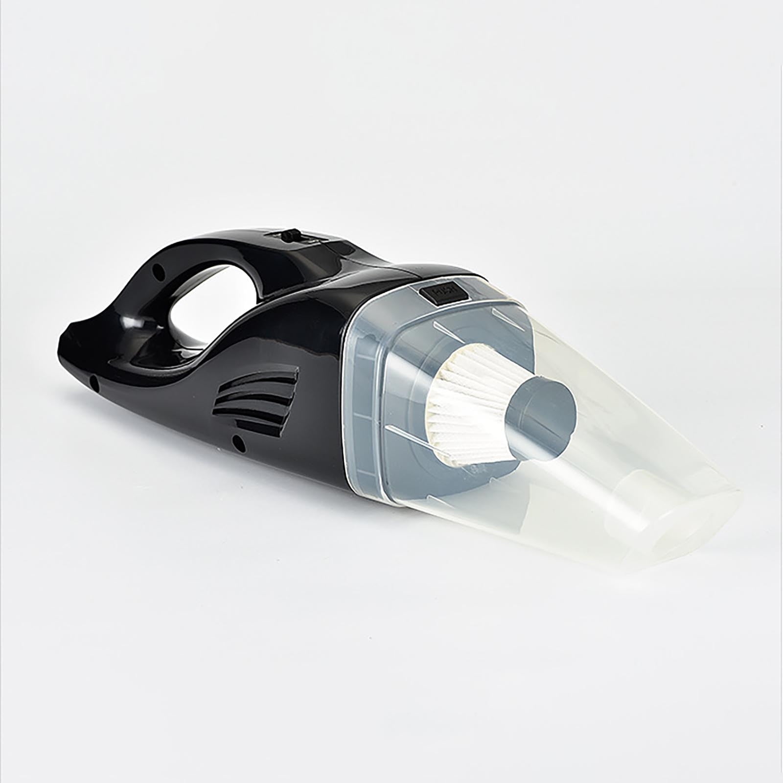 120W 12V Car Vacuum Cleaner with Brush & Hose - High Power Wet/Dry Handheld for Vehicle & Household Use()