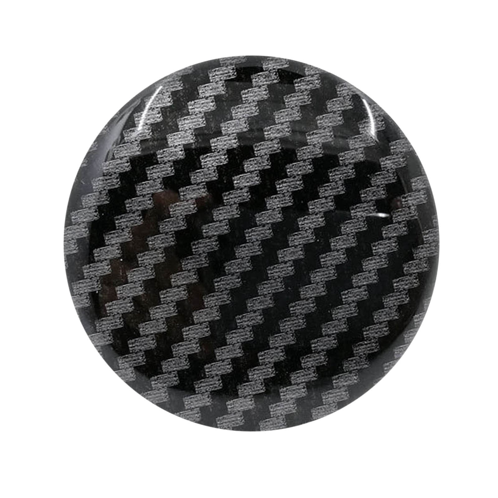 Black Fiber Wheel Cap Label High-end Material with Unique Appearance Easy to Install for Decorating and Protecting Wheels