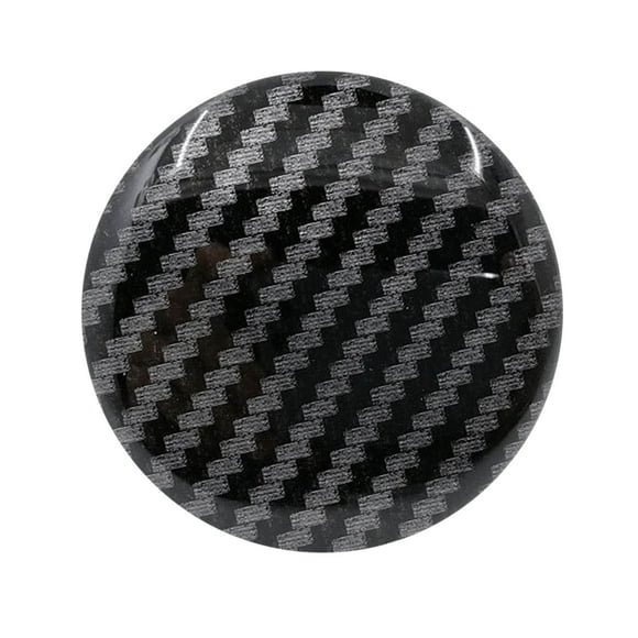 Wheel Cap Black Fiber Drip Rubber Label Lightweight High-Strength Oxidation Resistance for Vehicle Hub Decoration