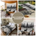 thumbnail image 6 of Deer Forest Large Tapestry for Bedroom Wall Hanging Tapestry, Farmhouse Vintage Nature Trees Mountain Ceiling Backdrop Tapestries Poster Blanket Wall Decor for Teens Room Living Room Dorm 100" x 59", 6 of 8