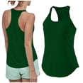 thumbnail image 2 of Workout Tops for Women Seamless Basic Sleeveless Muscle Tank Tops Racerback Athletic Yoga Running Daily Shirts Lightweight, 2 of 7