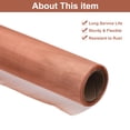 thumbnail image 2 of Copper Mesh Screen 12" x 40",  40 Mesh Copper Screen, Woven Wire Mesh Screen for Dense Filter, Fabric DIY Kit, 2 of 6