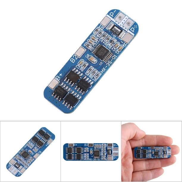 Tablero De Protección De Batería, Tablero De Protección 3S 11.1V 12V 12.6V PCB BMS Tablero De Protección De Batería De Litio De Iones De Litio Con Recuperación