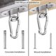 thumbnail image 3 of Ceiling Hook, 450 kg Capacity, Heavy Duty 304 Ceiling and Wall Mount Hook, 3 of 5
