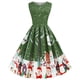 thumbnail image 2 of Vestidos de Navidad Para Mujer Vestido de Encaje Con Estampado Delgado Vestido Sin Mangas Con Cuello Redondo Odeerbi  ODB201007, 2 of 8