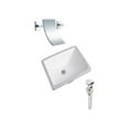 thumbnail image 1 of DROP Bath and Kitchen DR091178 Undermount Bathroom Sink Set, 1 of 6