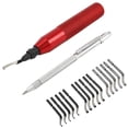 thumbnail image 3 of Deburring Tool Kit Hand-held Ergonomic Deburring Cutter Precision Edge Burr Remove Tool, 3 of 8