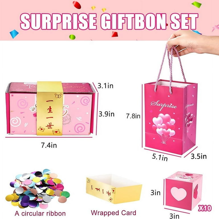 Surprise Gift Box Explosion For Money Exploding Surprise Box Gift