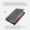thumbnail image 4 of Case for Samsung Galaxy Tab A9 8.7" 2023 SM-X110 / SM-X115, Luxury Premium PU Leather Magnetic Auto Sleep / Wake Function Kickstand Light and Thin Shockproof Folio Flip Case Cover, Darkgreen, 4 of 6