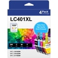 thumbnail image 1 of Cartuchos de tinta RGink LC401XL de alto rendimiento para impresora Brother, 1 of 8
