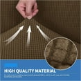 thumbnail image 1 of 4 Pcs Housse de Canapé Extensible Texturée Douce Lavable en Machine - Gris Clair, 1 of 2