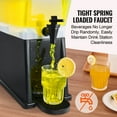 thumbnail image 3 of KFFKFF Refreshment Server, 3-Gallon Party Beverage Holder, Plastic Liquid Container with Base, Faucet and Cover, Ideal for Iced Tea, Lemonade, Juice, Water, 3 of 9