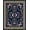 Blue, Pattern 4, variant on ODIKA 4' x 6' Machine Washable Non-Slip Area Rug, Middle Eastern Medallion High Traffic Rug, Blue, 408993