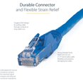 thumbnail image 3 of UTAH-N6PATCH3BL Câble Ethernet Cat6 - 3 Pieds - Bleu - Câble Patch - Câble Sans Accroc Cat5 - Câble Réseau Court - Cordon Ethernet - Câble Cat 6 - 3 Pieds, 3 of 4