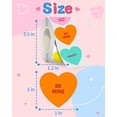 thumbnail image 3 of 500 PCS Heart Stickers for Kids, Valentines Day Stickers Love Decorations Accessories Crafts Removable Labels for Conversation Hearts Valentines Candy Classrooms Cards Envelope Seals, 3 of 6