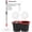 red, variant on BAWOSEVEN 360° Spin Mop Bucket Set - 56in Handle, 3 Reusable Heads, Red & Blue