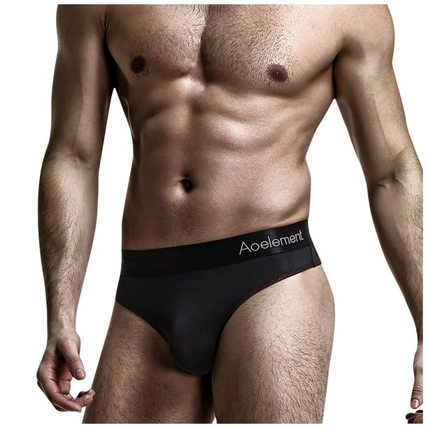 Predecesor Sin personal crédito Qcmgmg Thong for Men Pouch Solid Jockstrap Athletic Supporter T-Back  Underwear Male 3XL - Walmart.com