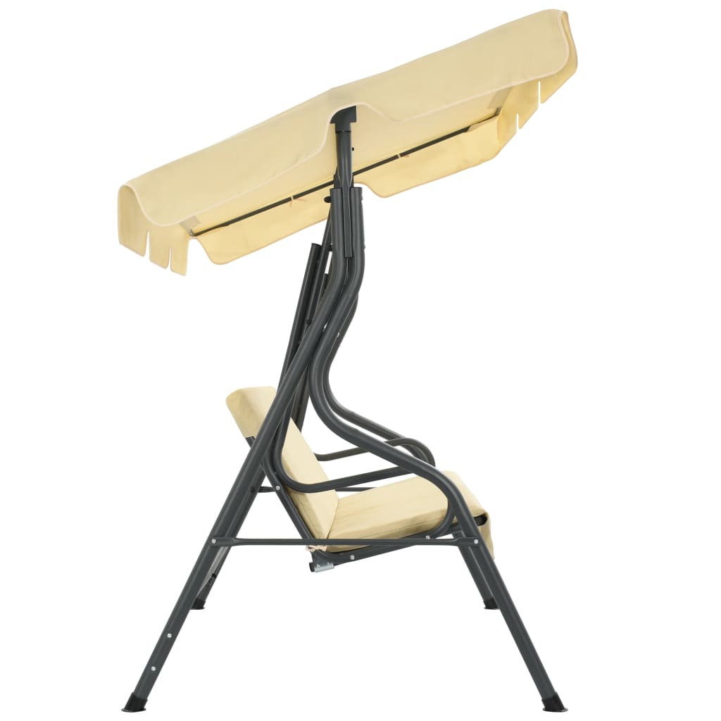 vidaXL Patio Swing Chair Outdoor Bench with Canopy and Cushion Swing Seat - image 3 of 19
