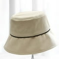 thumbnail image 3 of CoCopeaunts Plain Bucket Hat Sunscreen Sunscreen Outdoor Packable Fisherman Hat Female Casual Wild Wear Solid Color Sun Cap, 3 of 8